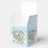 Blue Bird Floral Fevor Box Geschenkschachtel (Geöffnet)