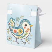 Blue Bird Floral Fevor Box Geschenkschachtel (Rückseite)