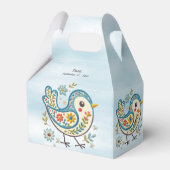 Blue Bird Floral Fevor Box Geschenkschachtel (Vorderseite)