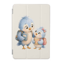 Blue Bird Geschwister iPad Smart Cover