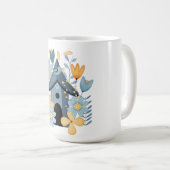 Blue Bird House Kaffeetasse (VorderseiteRechts)