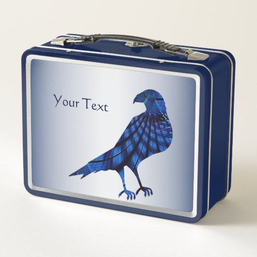 Blue Bird Metal Lunchbox (Rückseite)