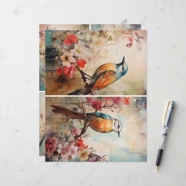 Blue-Bird-Mischung (Vorderseite/Rückseite Beispiel)