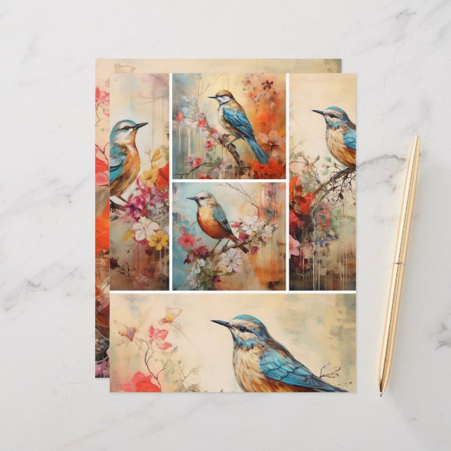 Blue-Bird-Mischung (Vorderseite/Rückseite Beispiel)