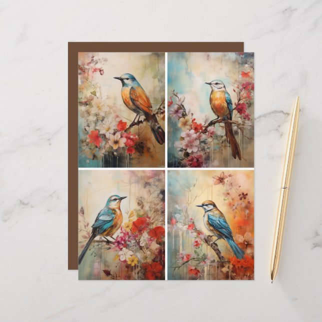 Blue-Bird-Mischung (Vorderseite/Rückseite Beispiel)