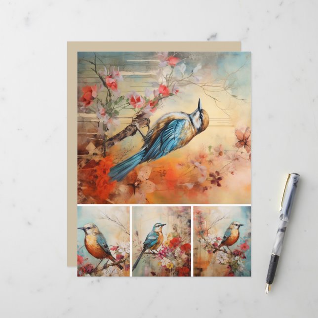 Blue Bird Mischung (Vorderseite/Rückseite Beispiel)