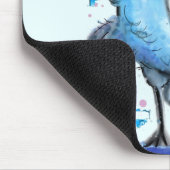 Blue Bird Mouse Pad Fun Mousepad (Ecke)
