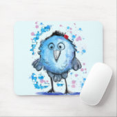 Blue Bird Mouse Pad Fun Mousepad (Mit Mouse)