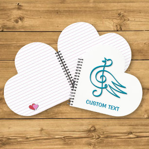 Blue Bird Musik Notizbuch