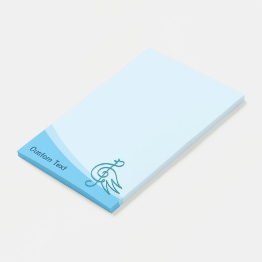 Blue Bird Musik Post-it Klebezettel (angewinkelt)