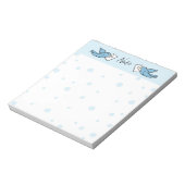 Blue Bird Notepad Notizblock (Rotiert)
