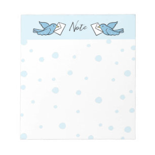 Blue Bird Notepad Notizblock
