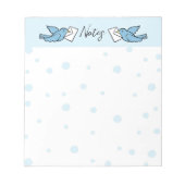 Blue Bird Notepad Notizblock (Vorderseite)