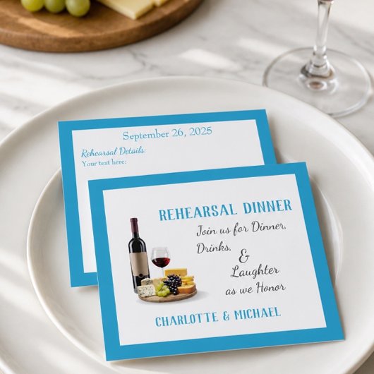 Blue Bird of Happiness Probe Dinner Card
