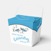 Blue Bird of Happiness Take Out Gevor Box Geschenkschachtel (Vorderseite)