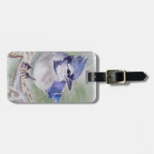 BLUE BIRD OF PARADISE GEPÄCKANHÄNGER (Vorderseite horizontal)