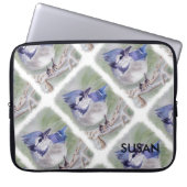 BLUE BIRD OF PARADISE LAPTOPSCHUTZHÜLLE (Vorderseite)