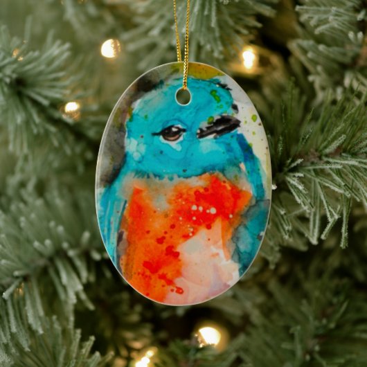 Blue Bird Ornament (Baum)
