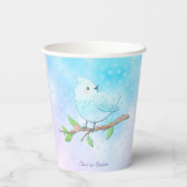 Blue Bird Paper Cups Pappbecher (Rückseite)