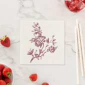 Blue Bird Pink Vielen Dank, dass ich das Blumenher Serviette (Beispiel)