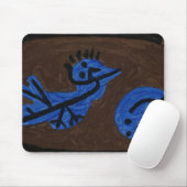 Blue Bird Pumpkin - Paul Klee 1939 Mousepad (Mit Mouse)