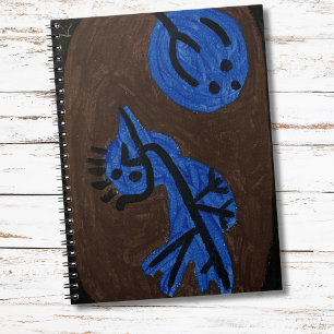 Blue Bird Pumpkin - Paul Klee 1939 Notizblock