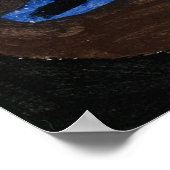 Blue Bird Pumpkin - Paul Klee 1939 Poster (Ecke)