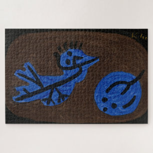 Blue Bird Pumpkin - Paul Klee 1939 Puzzle