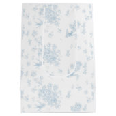 Blue Bird & Rose Wrapping Paper Mittlere Geschenktüte (Rückseite)
