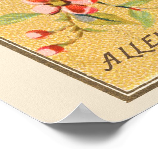 Blue Bird, Set von 8 (2 von 8) Bird Gallery Wall Poster (Ecke)