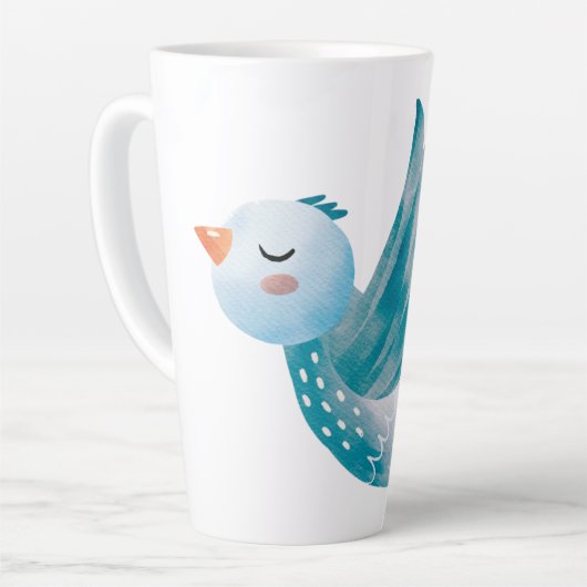 Blue Bird Twin Baby Dusche Milchtasse (Linke Ecke)