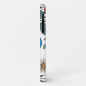 Blue Bird und Wildblume Folk Art Case-Mate iPhone Hülle (Hinten/Links)