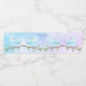 Blue Bird Water Flasche Wasserflaschenetikett (Einzelnes Label)