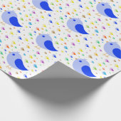 Blue Bird Wrapping Paper Geschenkpapier (Ecke)