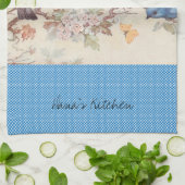 Blue Birds Kitchen Handtuch (Gefaltet)