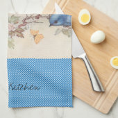 Blue Birds Kitchen Handtuch (Viertel Falte)