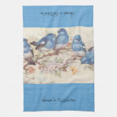 Blue Birds Kitchen Handtuch (Vertikal)