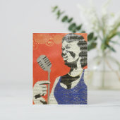 Blue Birds Song Postkarte (Stehend Vorderseite)