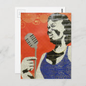 Blue Birds Song Postkarte (Vorne/Hinten)