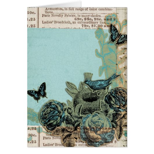 Blue Birds und Rose, Alles Gute zum Geburtstag (Vorne)