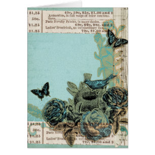 Blue Birds und Rose, Alles Gute zum Geburtstag