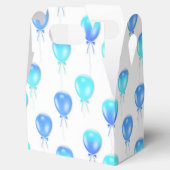 Blue Birthday Balloon Gefälligbox Geschenkschachtel (Geöffnet)