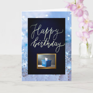Blue Birthday Card wählen Karte