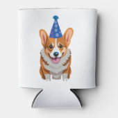 Blue Birthday Corgi Classic T - Shirt Dosenkühler (Vorderseite)