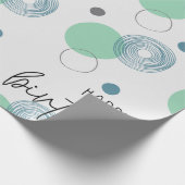 Blue Birthday Geschenkpapier (Ecke)