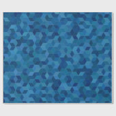 Blue Birthday Giftwrap für ihn Geschenkpapier (Flach)