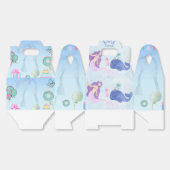 Blue  Birthday Invitation Geschenkschachtel (Ungeklappt)