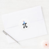 Blue Birthday Pi Sticker (Umschlag)