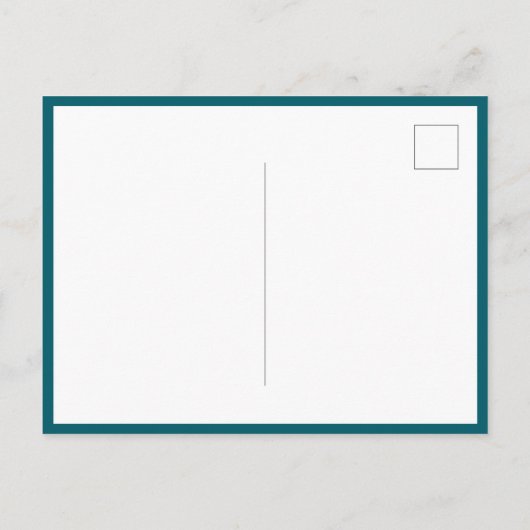 Blue Birthday Vielen Dank Kids Foto Postkarte (Rückseite)