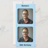 Blue Birthday Wish Card (Vorderseite)